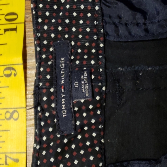 Tommy Hilfiger red white blue pixel straight leg pants - Picture 5 of 7